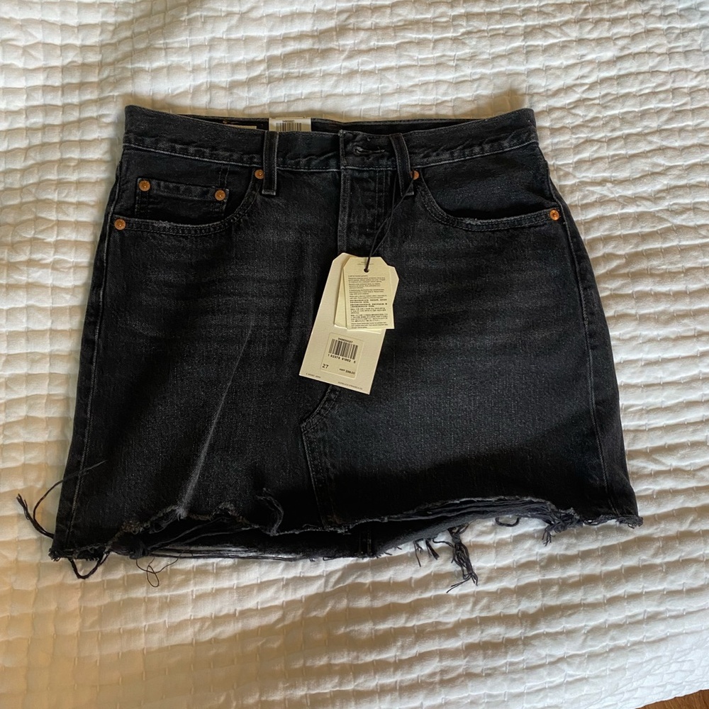 Levi’s premium deconstructed skirt